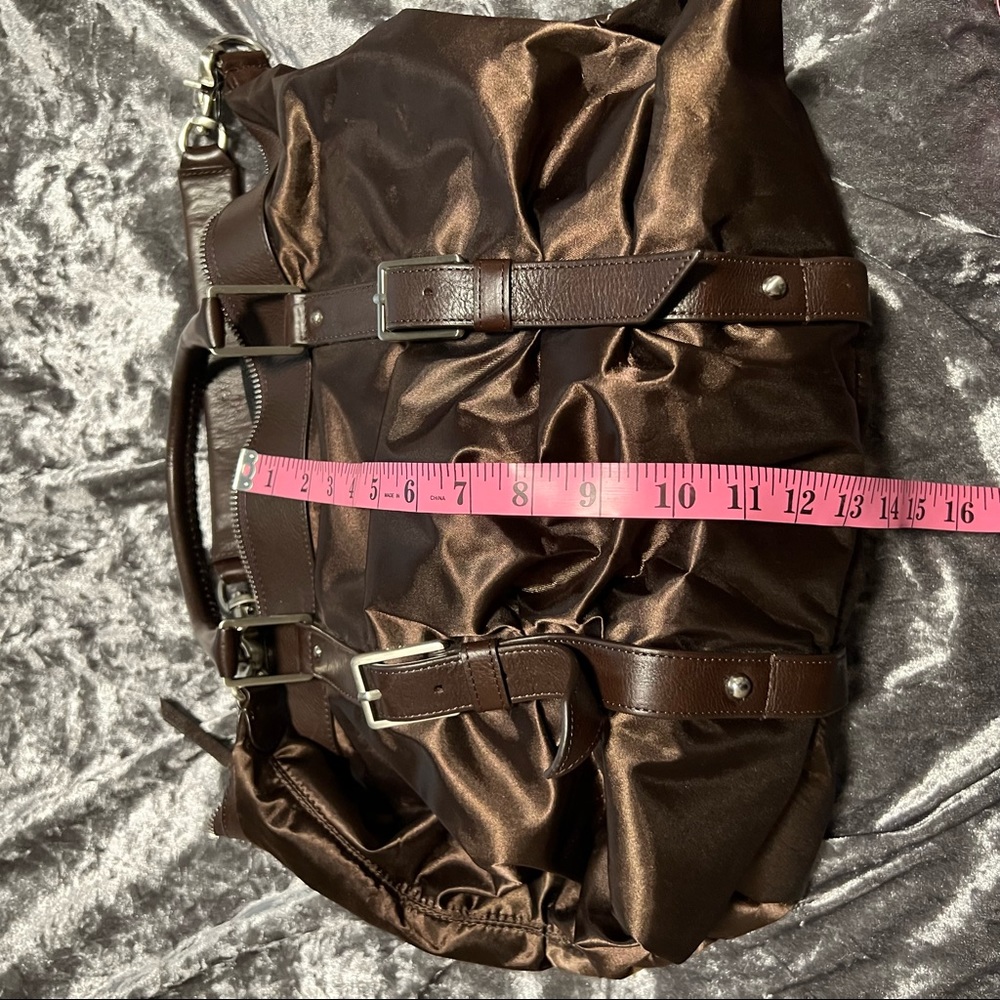 BOTKIER Sasha Large Duffle Satchel Metallic Bronze Shoulder Bag - Picture 10 of 10